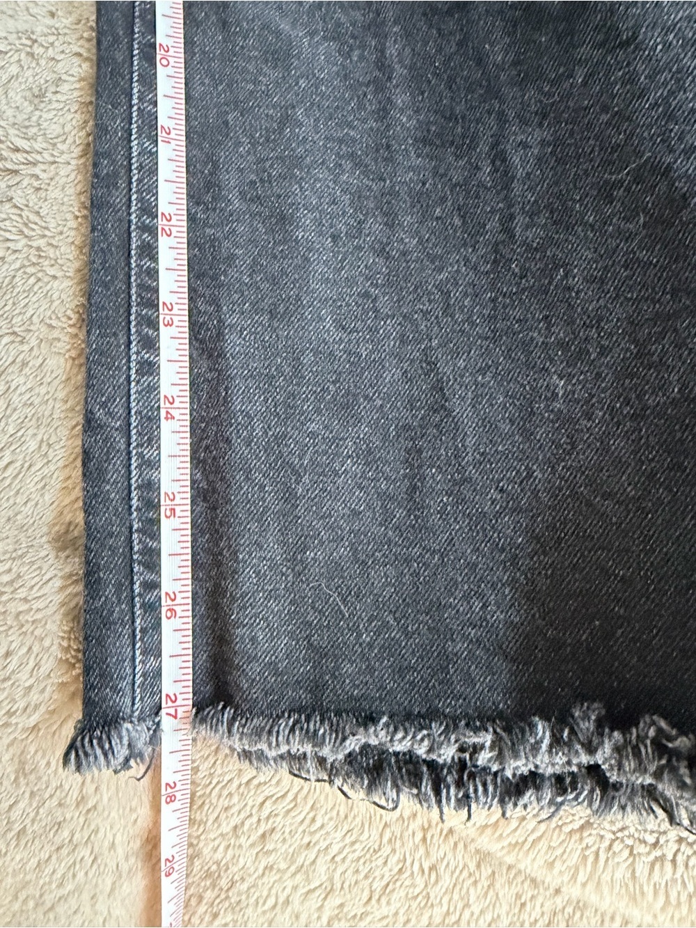 Citizens of Humanity Florence High Rise Straight Leg Jeans, Distressed Black, 25 - Picture 12 of 12